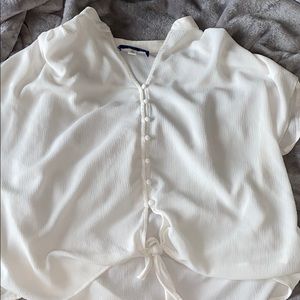 White button blouse